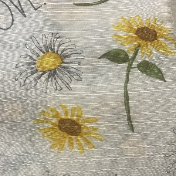 Rae Dunn “Love” Cloth Shower Curtain NEW - Picture 4 of 5